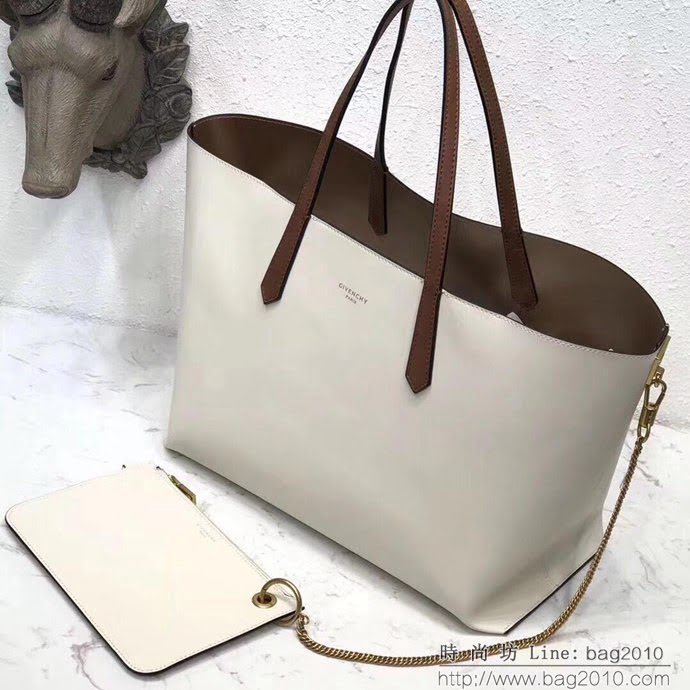 GlVENCHY紀梵希 新款購物袋 裏外全皮 小包可單獨使用 29910  tsg1153
